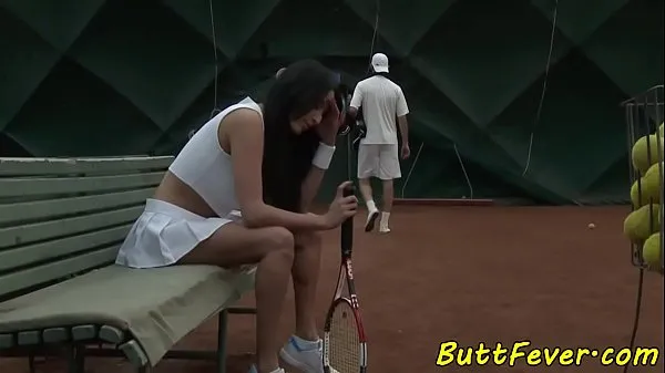 New Cocksucking beauty ass banged after tennis mega Tube