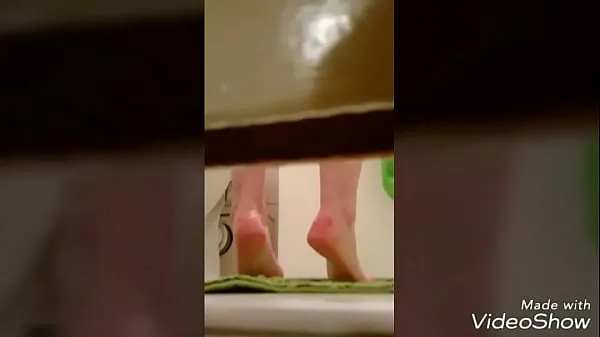 Új Voyeur twins shower roommate spy mega cső