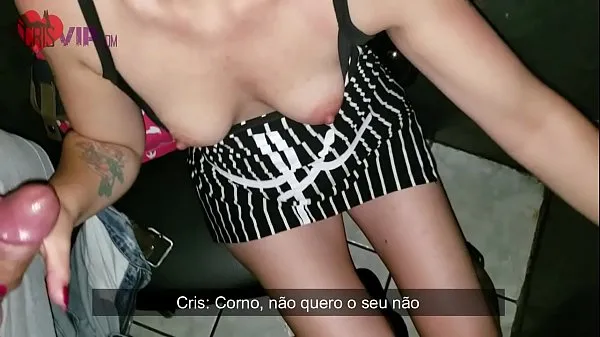 Nuevo Cristina Almeida en Gloryhole 5 película 1 con su marido, tomando rollos sin condón en el coño, el macho se aprovecha y le rompe el culo y termina llenándose la boca de semen, el cuerno es maldecido por ella mientras filma megatubo