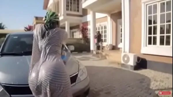 Nytt Naija girl car wash twerk megarör