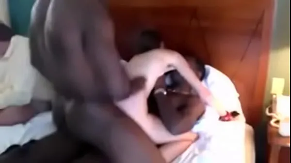 New wife double penetrated by black lovers while cuckold husband watch mega Tube
