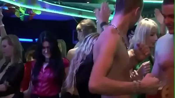 أنبوب Dancing was cut while having sex with different people in women's party ضخم جديد