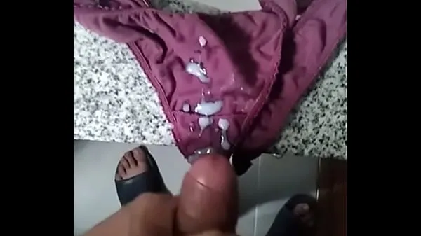 Nytt More cum on my wife's panties megarör