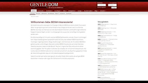 New BDSM interview: Interview with Gentledom.de - The free & high-quality BDSM community mega Tube