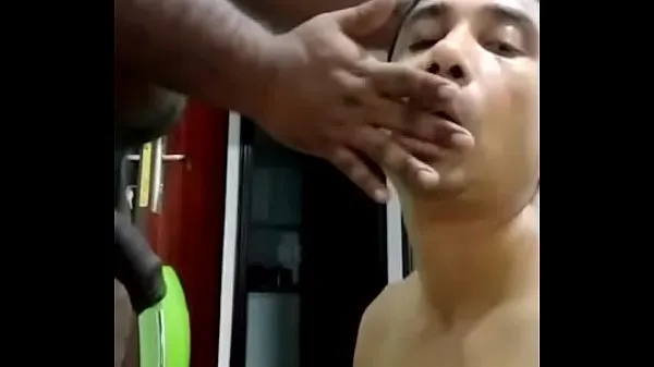 Nuevo Indio gay esclavo semen facial megatubo