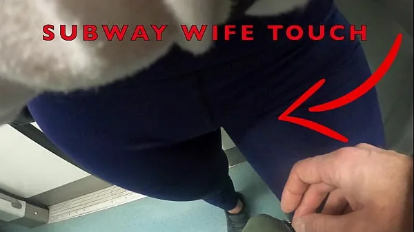 أنبوب My Wife Let Older Unknown Man to Touch her Pussy Lips Over her Spandex Leggings in Subway ضخم جديد
