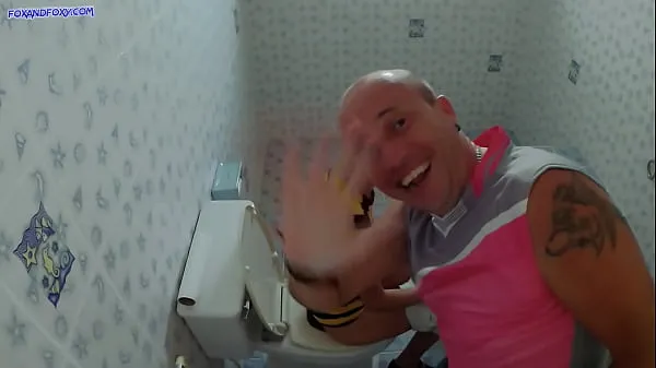 New Cum inside me in public toilet mega Tube