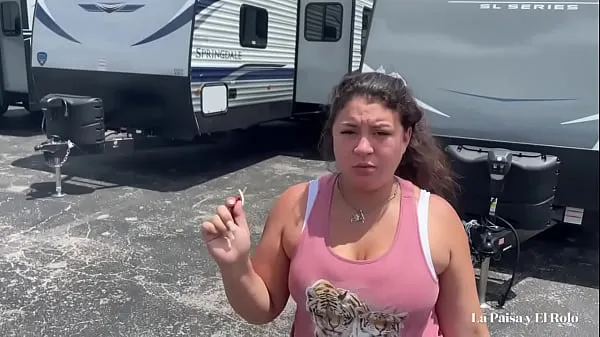 Colombian babe gives pussy ass down payment for RV. La Paisa Tiub mega baharu