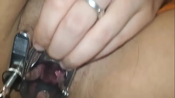 Nová Speculum in pussy close up mega trubica