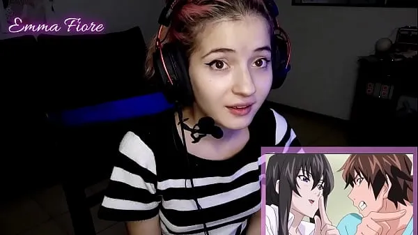 18yo youtuber gets horny watching hentai during the stream and masturbates - Emma Fiore mega Tube mới