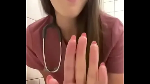 New nurse masturbates in hospital bathroom mega Tube