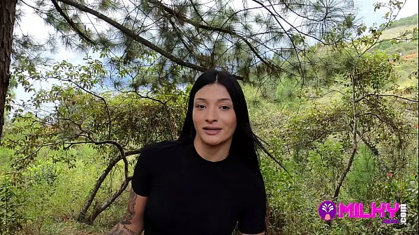 New Offering money to sexy girl in the forest in exchange for sex - Salome Gil mega Tube