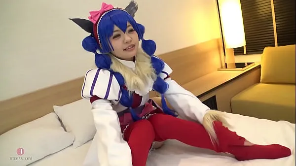 Nouveau La jolie fille en cosplay therianthrop aux cheveux bleus est une introduction au maître de lamégaTube