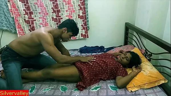 New Desi tamil girl roomdate and hot sex with new lover !! Indian real sex mega Tube