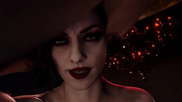 New Resident evil village Lady Dimitrescu Hardcore sex femdom mega Tube