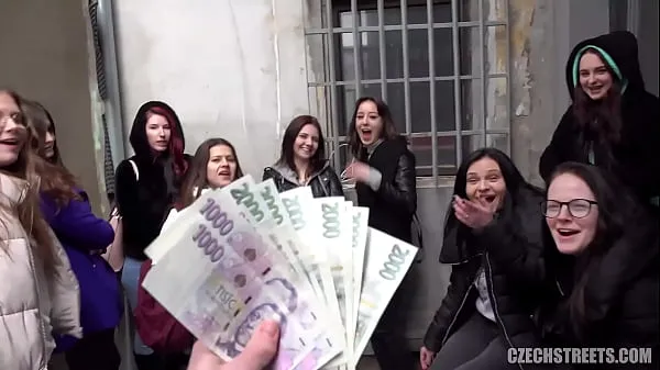 New CzechStreets - Teen Girls Love Sex And Money mega Tube