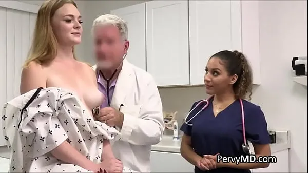 Nowy Breast exam turns to threesome with doc and nurse mega kanał