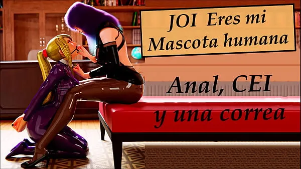 Nuevo Eres mi mascota humana, enhorabuena. Ahora, obedece. JOI ANAL megatubo