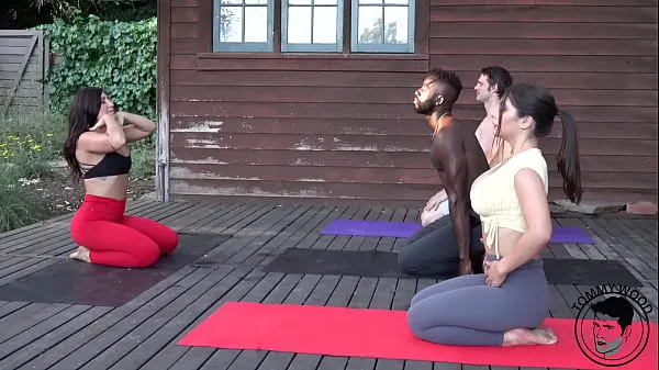 Yeni BBC Yoga Foursome Real Couple Swap mega Tüp