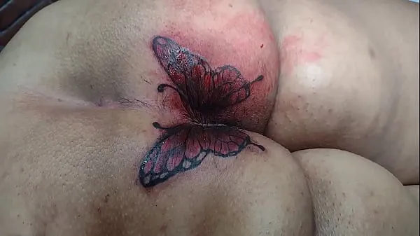 ใหม่ Mary Butterfly refazendo a tatuagem anal mega Tube