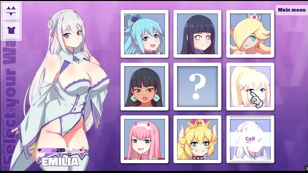 Nuovo Waifu Hub [PornPlay Parody Hentai game] Emilia dal casting sul divano Re-Zero - Parte 2 Ragazza cattiva non così innocente come gola profondamega tubo