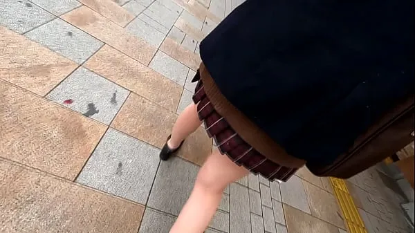 Nuevo Black Hair Innocent School C-chan @ Shinjuku [Mujeres ● Crudo / Uniforme / Blazer / Minifalda / Piernas hermosas / Creampie] Voyeurismo Slut ● ● Fuck megatubo