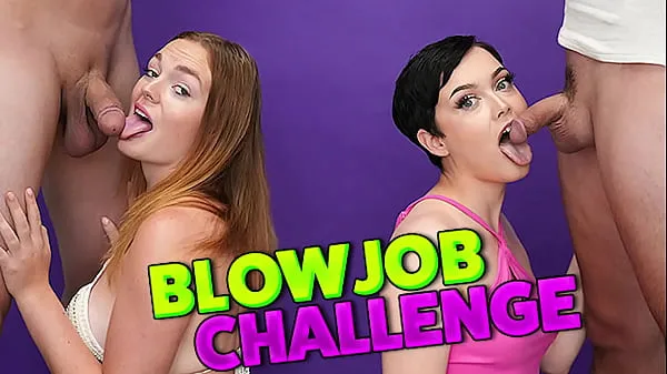 Nuovo Blow Job Challenge - Chi può venire per primomega tubo