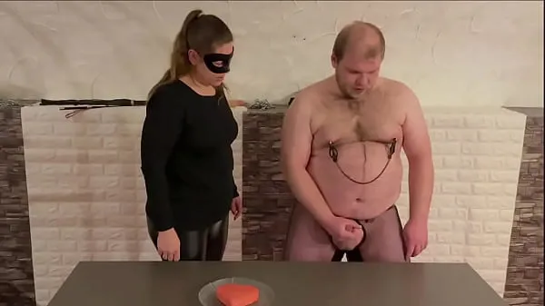 Nová Femdom humiliation, cum feeding. To watch full video check our profile mega trubica