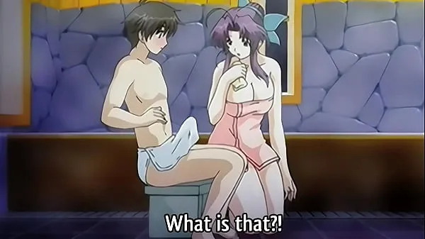 Uusi Step Mom gives a Bath to her 18yo Step Son - Hentai Uncensored [Subtitled megaputki
