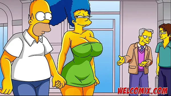 Nyt The hottest MILF in town! The Simptoons, Simpsons hentai megarør