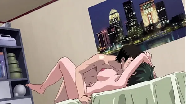 New Hot anime virgin teen slides her tight pussy down on boyfriend's dick mega Tube