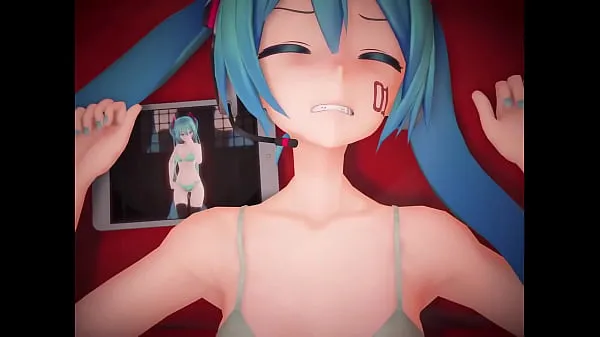 Nytt Vocaloid Hatsune Miku POV Hentai megarør